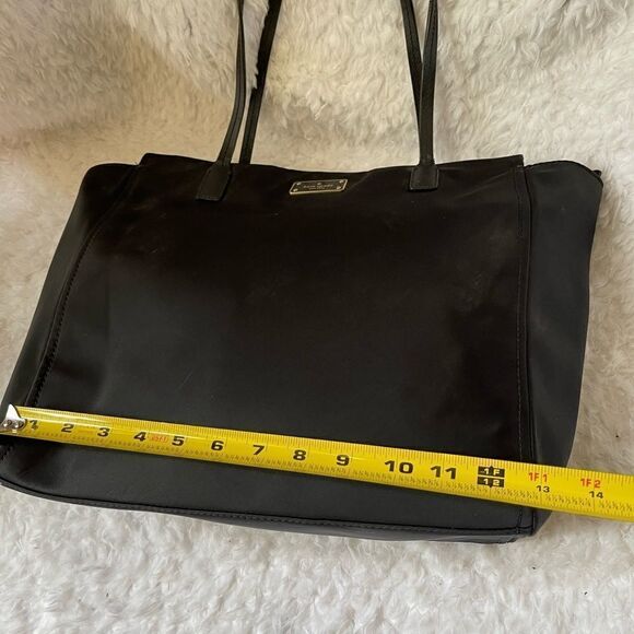 Kate Spade black nylon  large tote/shoulder bag top zipper . - Picture 6 of 16